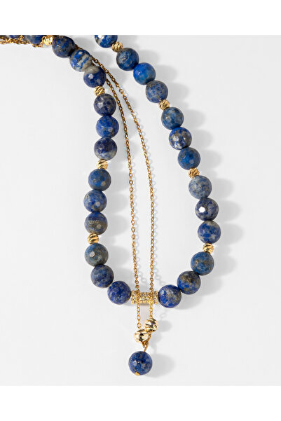 Mia Lia Design Kaylee - Lapis Lazuli Doğal Taş Kolye