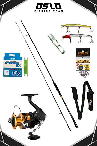 Oslo Shimano FX 4000 Zen Pro 274cm 8-42gr 8 Örgü Spin Olta Seti