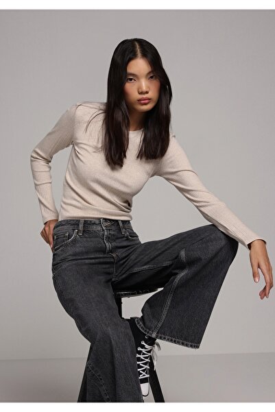 Colin's Slim Fit Women's Beige T-Shirt