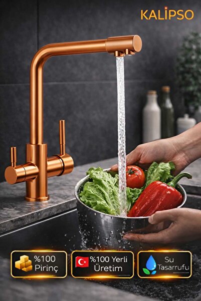 kalipso ARITICILI MUTFAK BATARYASI ROSE BAKIR