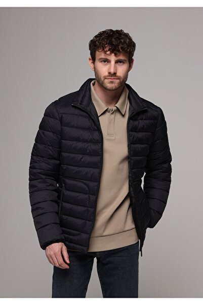 Colin's معطف أسود للرجال بقصة ضيقة