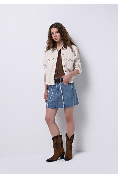 Colin's تنورة الدنيم النسائية ذات المقاس النحيف والمستقيمة