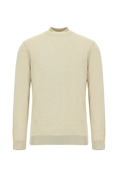 Kiğılı Μάλλινο πλεκτό πουλόβερ με κολάρο μισό ζιβάγκο κανονικής εφαρμογής