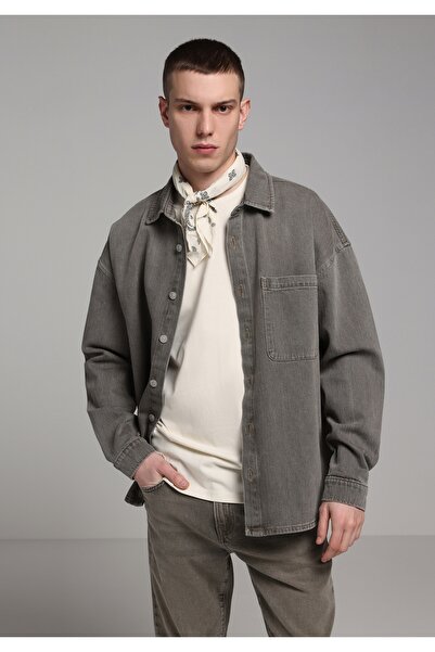 Colin's Regular Fit Men's Color Denim Shacket