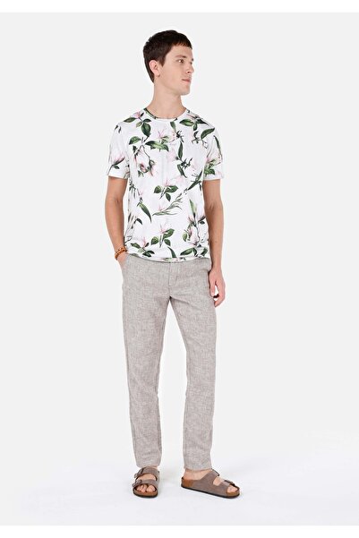 Colin's Ανδρικό καφέ παντελόνι με κανονική εφαρμογή στη μέση