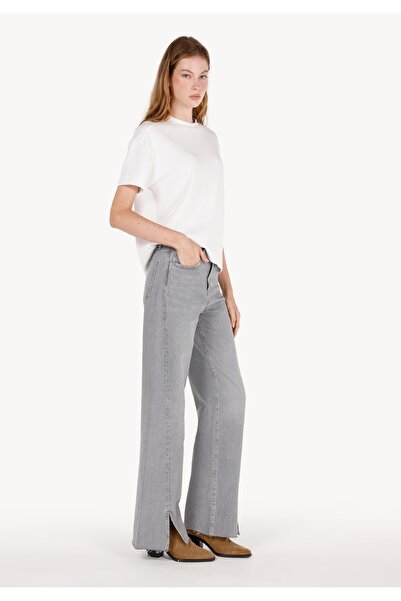 Colin's Pantaloni de damă, gri, cu croială normală