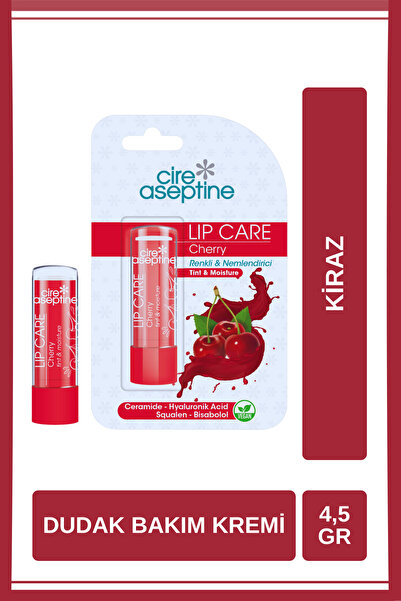 CIRE ASEPTINE Lip Care Cherry Renkli Dudak Bakım Kremi 4,5 G