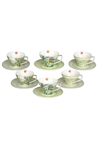 Lucky Art Sylva Bone 6Li Çay Fincani Seti