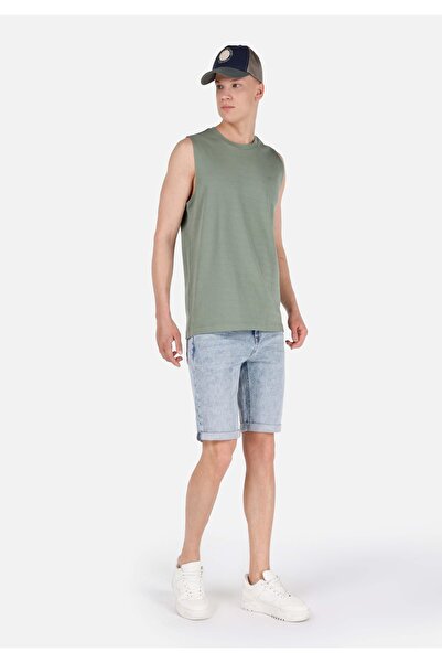 Colin's Straight Fit Düşük Bel Erkek Açik İndigo Denim Jean Şort