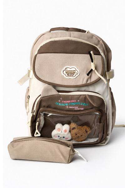 Ecrou Velika pernica za školu, Ranac smeđa