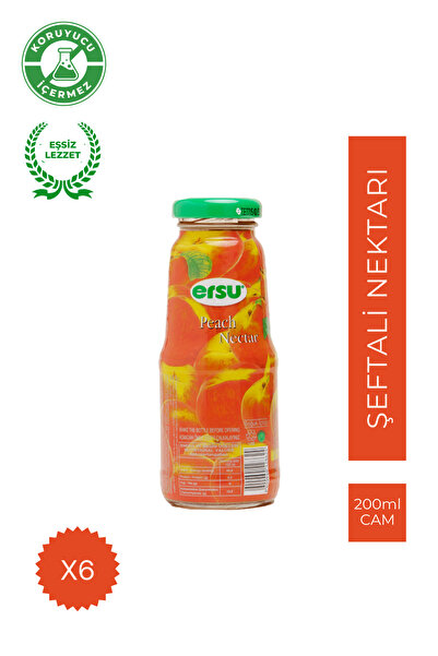Şeftali Nektarı 200 ml 6'lı