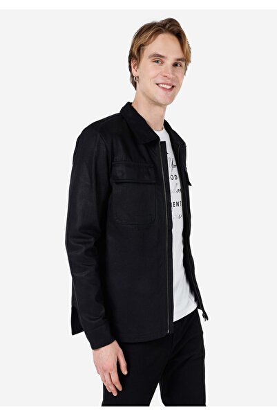 Colin's Чорний чоловічий піджак з кишенями, прямий крій Cl1067503