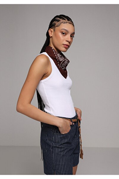 Colin's Slim Fit Women's White Tank Top