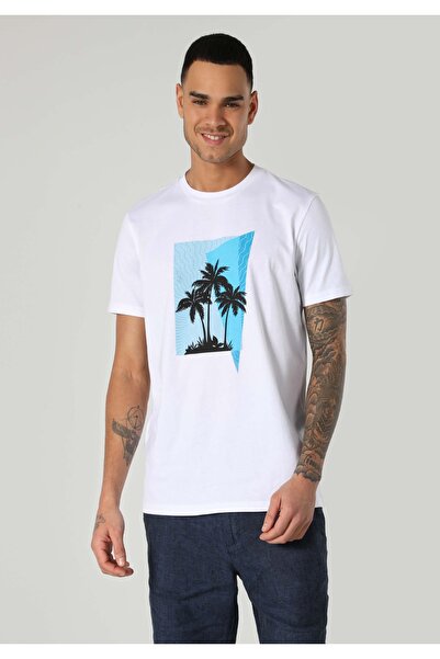 Colin's Beyaz Erkek Tshirt K.kol