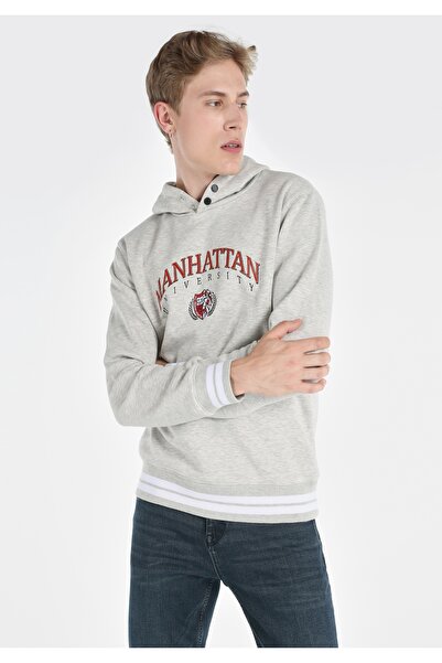Colin's Regular Fit Men's Gray Sweatshirt