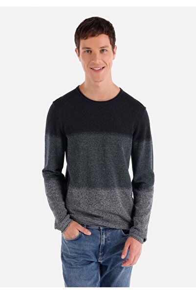 Colin's سترة رجالية عادية ذات رقبة دائرية وقصة عادية باللون الأخضر