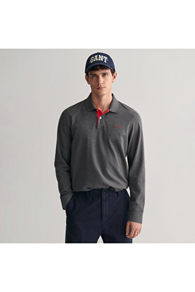 Gant M?ska Szara Koszulka Polo Regular Fit