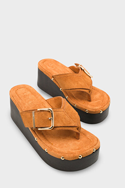 Capone Outfitters Kristi talpă wedge Flip Flops pentru femei Sabo papuci