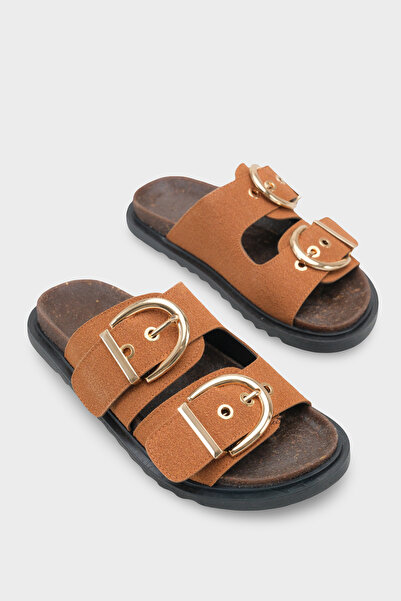 Capone Outfitters Zelda Flat Heels Μεταλλική αγκράφα τεμαχίων Comfort για γυν...