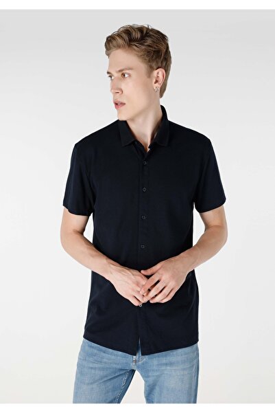 Colin's Men's Navy Blue Polo Sleeve - Regular Fit Basic Model