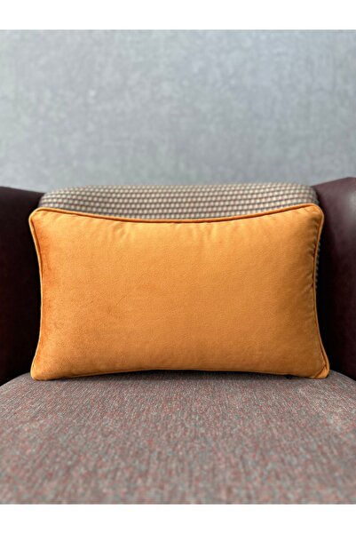 Fabricland Імпортний шовковий оксамит помаранчевого кольору чохол для подушки...