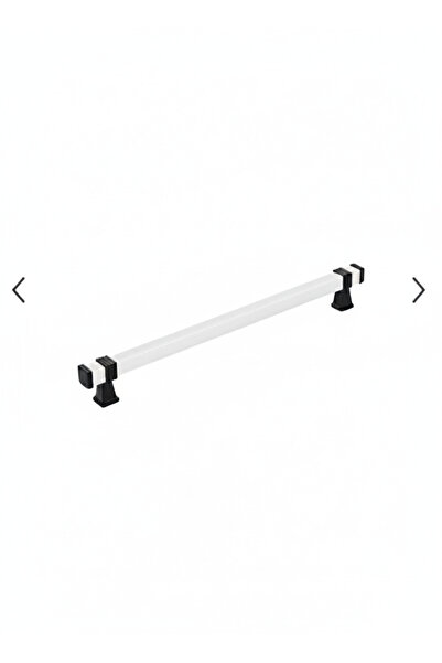 Lina Mâner metalic pătrat alb-negru 160 mm (16 cm) mâner pentru mobilă, mâner...