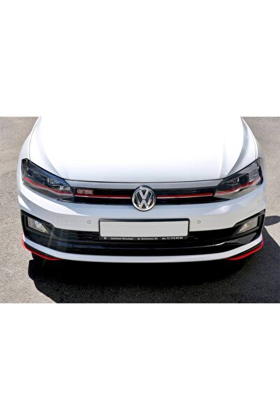 autogp Vw Polo aw1 gti ön panjur ızgara kırmızı şeritli 2018+