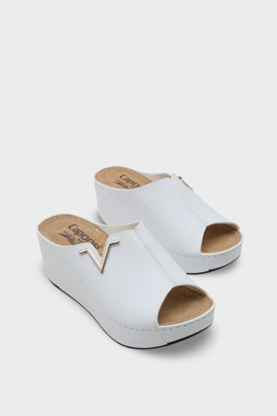 Capone Outfitters Papuci de mama cu toc pană, anatomici, moi, confortabili