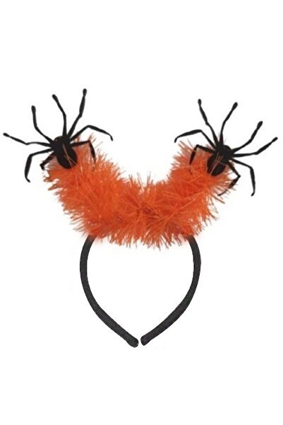 partidolu Halloween Halloween Orange Glitter Black Crowned Spider Crown 1buc