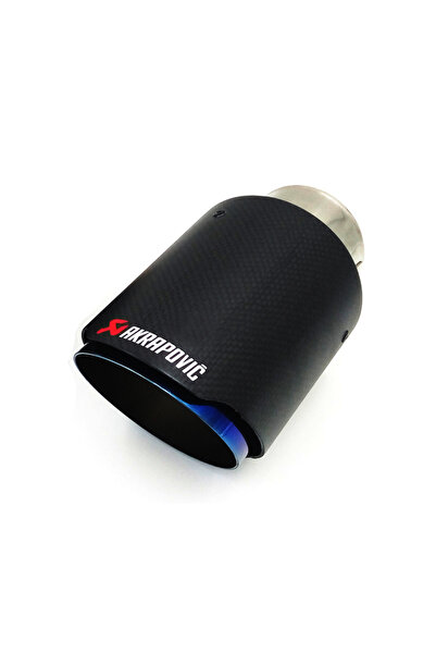 Akrapovic AKRAPOVİÇ Akrapoviç egzoz ucu karbon yuvarlak tekli renkli uç 100mm