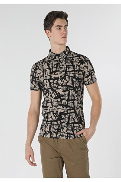 Colin's Ανδρικό κοντομάνικο μπλουζάκι με στάμπα Polo Slim Fit