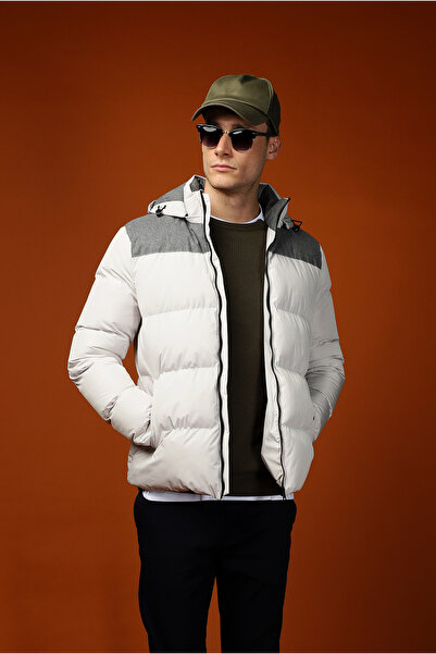 Kiğılı Slim Fit Dar Kesim Kapüşonlu Spor Mont