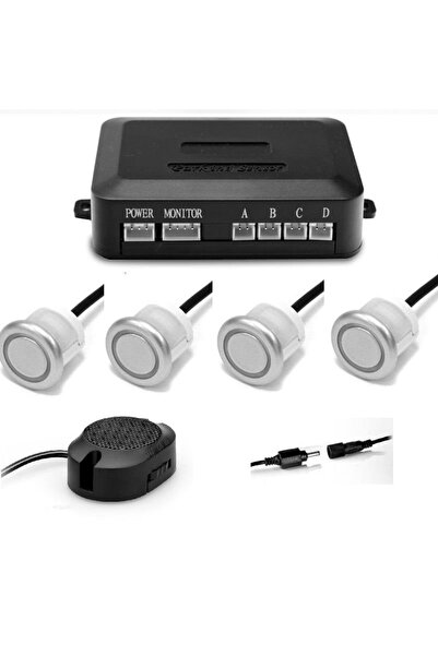 AEM AEMPART Araç geri park sensörü bip bip ses ikazlı gri 18mm göz