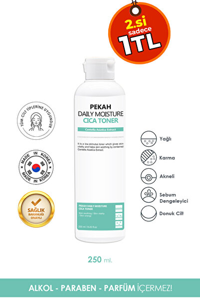 PEKAH Centella Özlü Gözenek Sıkılaştırıcı, Arındırıcı Akne Karşıtı Tonik 250ml