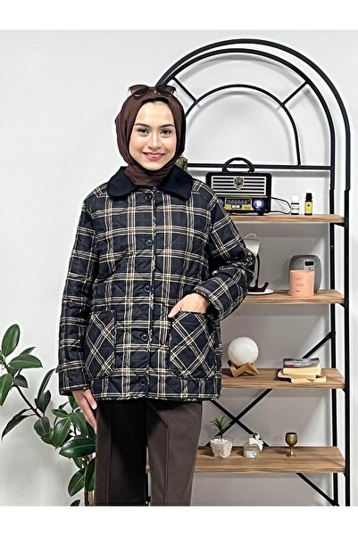 KADRİYE BAŞTÜRK KB KADİFE YAKALI KAPİTONE MONT