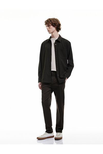 Koton Βαμβακερό παντελόνι Chino Slim Fit με λεπτομέρεια τσέπης