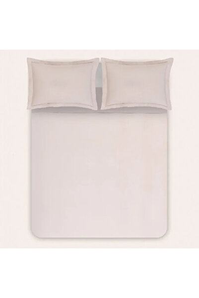 Penelope 100% Cotton Satin Duvet Cover Set 200X220 cm Gray - Lia Series