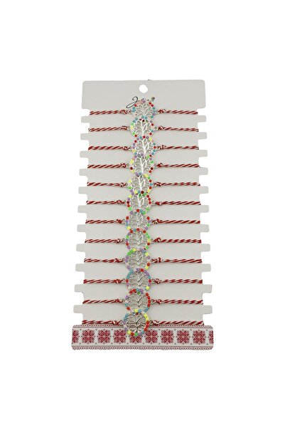 Flippy Set bratara alb-rosu, Pom,Jolie