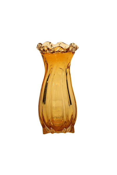 Lucky Art Luckyart Glass Amber Knuckle Vase 14,5X14,5X29Cm