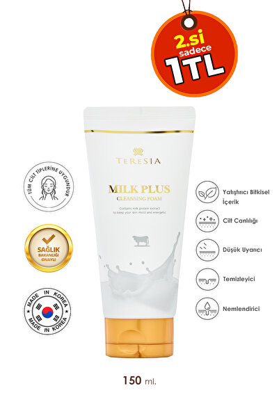 MBL Teresia رغوة تنظيف مشرقة ومغذية ببروتين الحليب 150 مل