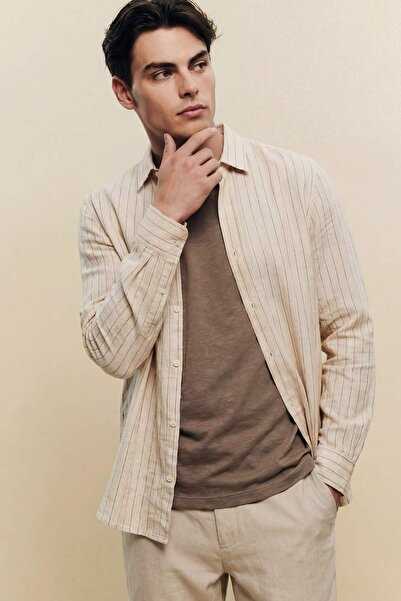 DeFacto 100% Cotton Shirt F8083Ax26Sp