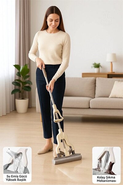 Hansel Sıkmalı Slim Sünger Paspas