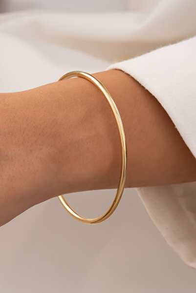 H.M Hakan Mücevherat 14 Ayar Sarı Altın Bilezik