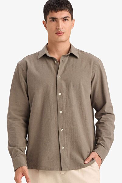 DeFacto 100% Cotton Shirt E7741Ax26Sp