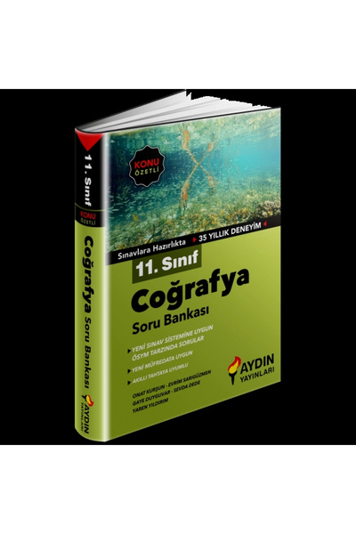 Aydın Yayınları 11. Sınıf Coğrafya Konu Özetli Soru Bankası