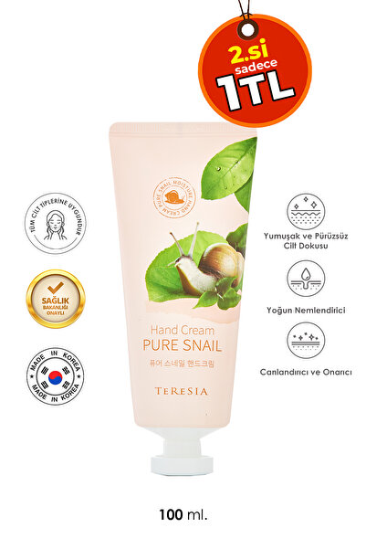 MBL Teresia Onarıcı Ve Nemlendirici Snail Içerikli Günlük Kullanım El Kremi 1...