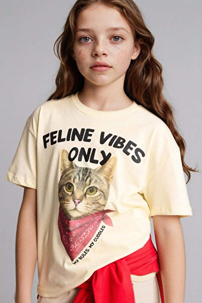 DeFacto Tricou Oversize Animal cu model pentru fete G1767A826SM