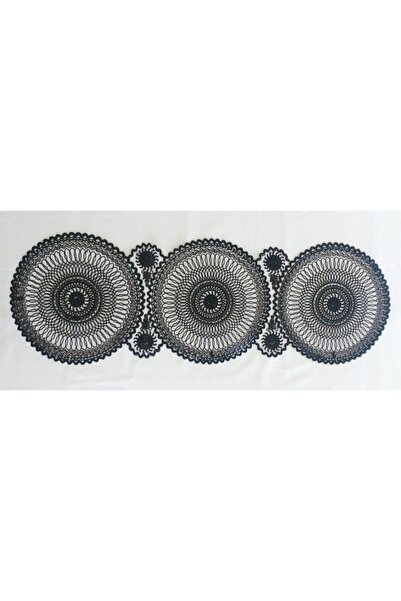 DİLEX Runner Masa Örtüsü Amerikan Servis 37x115 cm Siyah