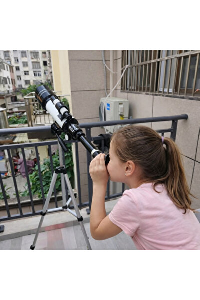 MultiZone Astronomik Teleskop 70mm 150x Ay Gezegen Yıldız Gözlem Optik Lens A...