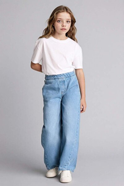 DeFacto Pantaloni Balloon Fit Jean pentru fete G0248A826SM